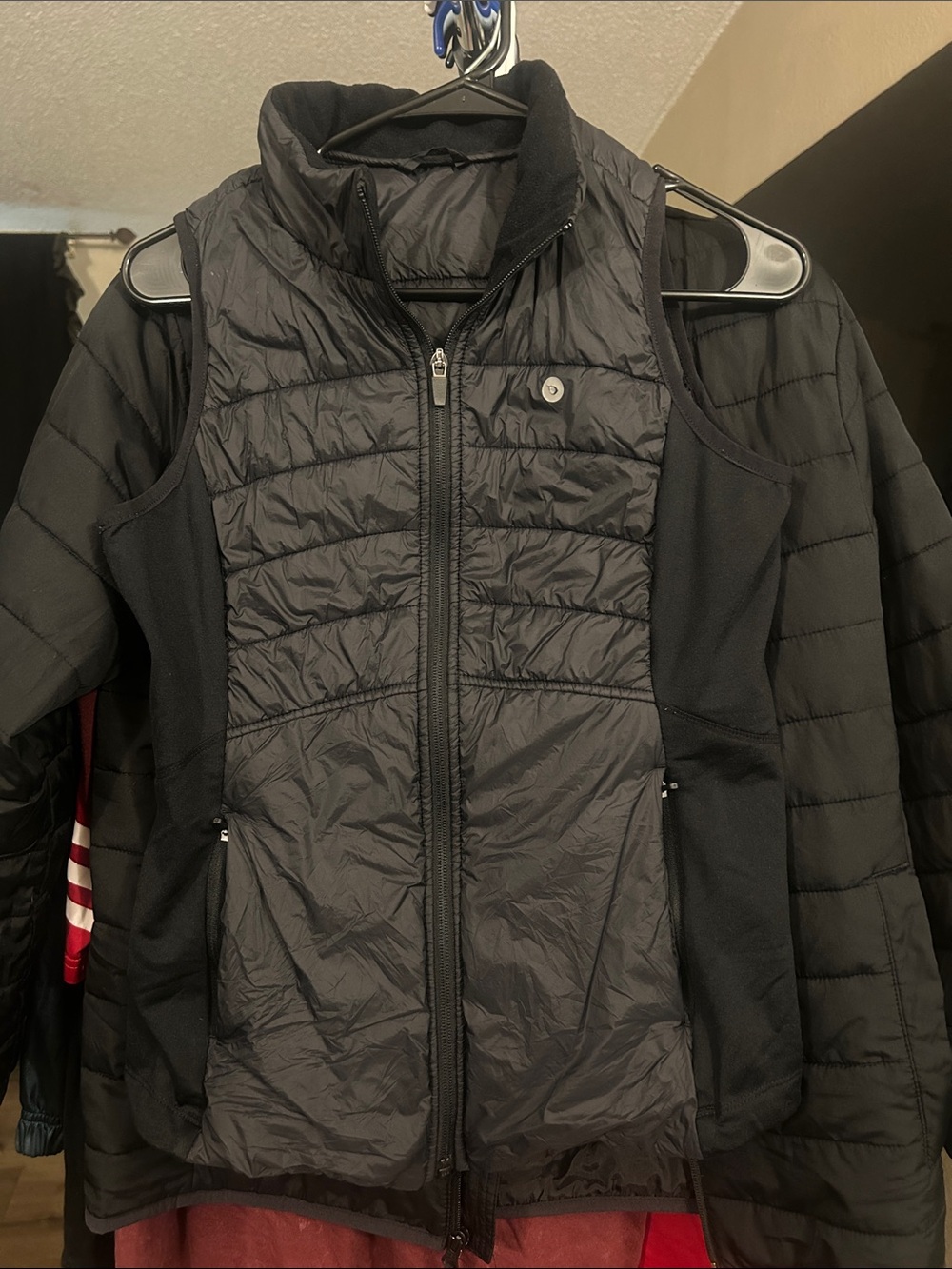Women’s Black Quilted Vest Jacket